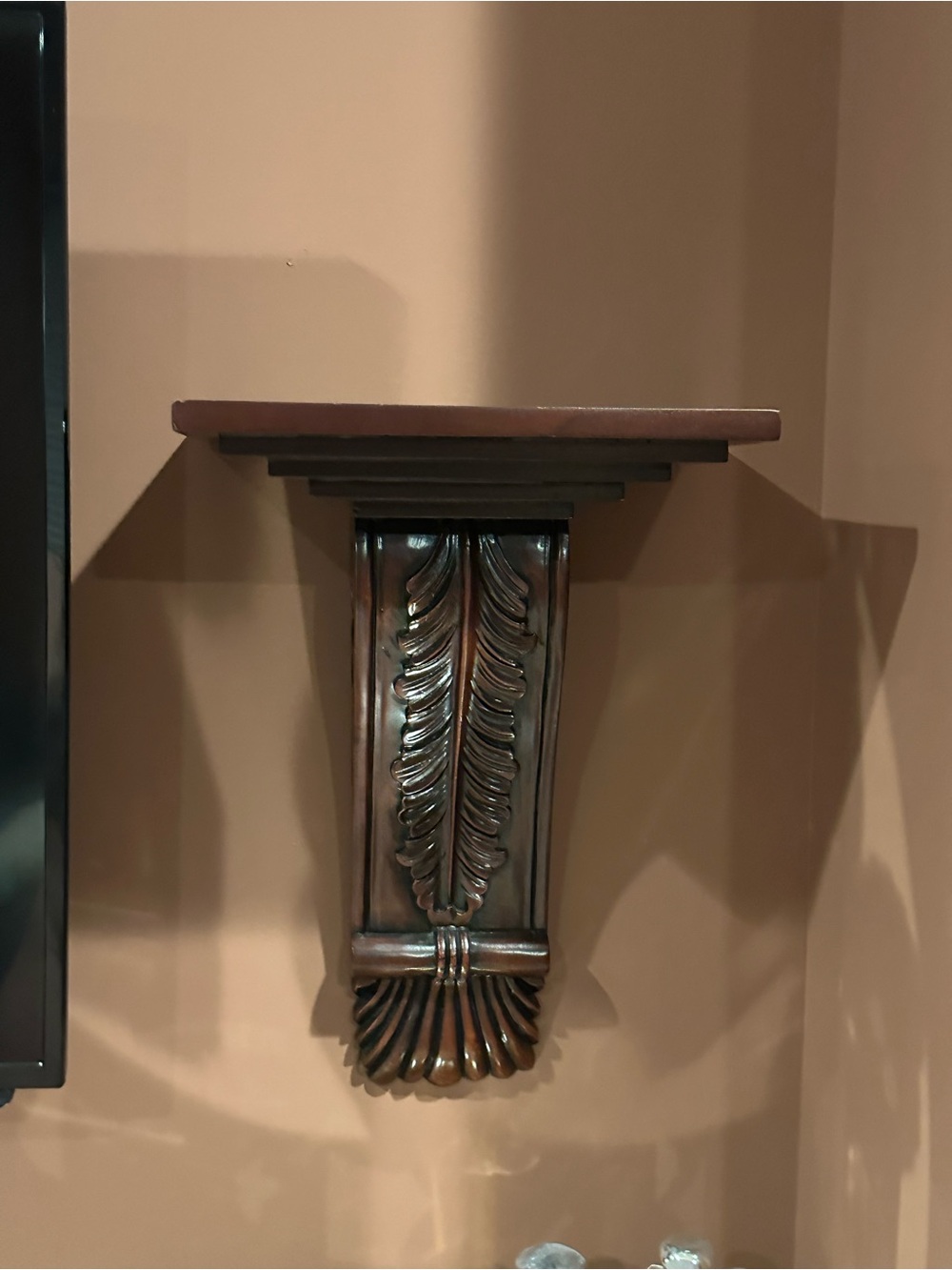 Decorative Wall Shelf Corbel - Brown